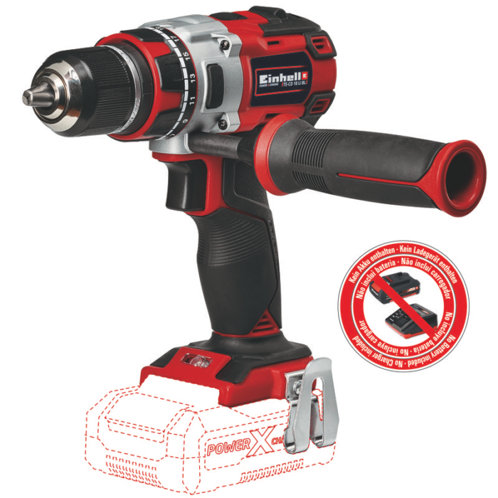 Akumuliatorinis gręžtuvas EINHELL TE-CD 18, 18 V, Li-ion