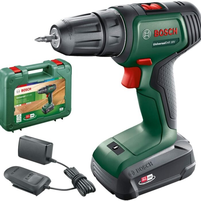 Akumuliatorinis suktuvas BOSCH Green, 18V, 1 x 1,5Ah, maks. sukimo momentas 40 Nm, svoris 1,2 kg, matmenys 179 x 57 x 21...